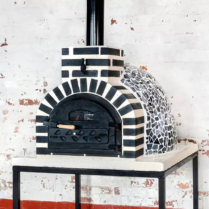 Fuego Black Mosaic Pizza Oven